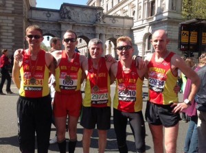 London Marathon Team 2014