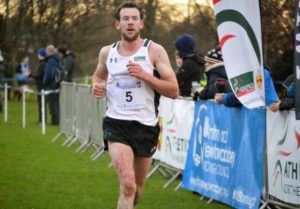 Seamy Lynch approaches the finish win the best race of his life