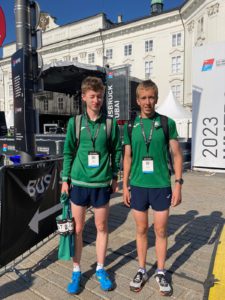 Ethan and Tom on Tour in Austria mid series to represent Ireland